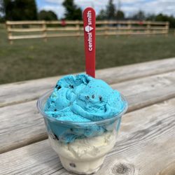 Central Smith - Monster cookie (blue) and cookie dough.