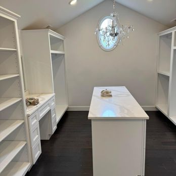 Raisbeck Stoneworks - Walk in closet Quartz for this customer is so nice, refreshing, and updated for this home. - Countertop Installation Near Me - Burlington, Kentucky Raisbeck Stoneworks - Walk in closet Quartz for this customer is so nice, refreshing, and updated for this home. - Countertop Installation Near Me - Burlington, Kentucky
