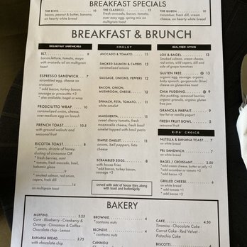Espresso - the breakfast menu for breakfast and brunch - Coffee & Tea Near Me - Havertown, Pennsylvania
