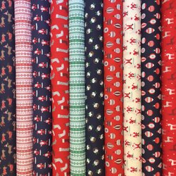 Fletchers Fabrics - Fletchers Fabrics - Christmas Poly Cottons from £2.25 per metre