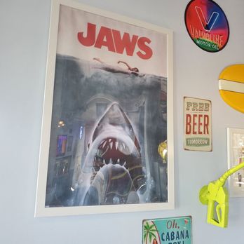 Fuel Charleston - Jaws Poster | hang ten | surfs up * gnarly * sweet dude - Caribbean Near Me - Charleston, South Carolina
