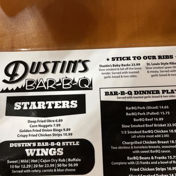 Dustin's Bar-B-Q - ows the menu - Barbeque Near Me - Port Orange, Florida Dustin's Bar-B-Q - ows the menu - Barbeque Near Me - Port Orange, Florida