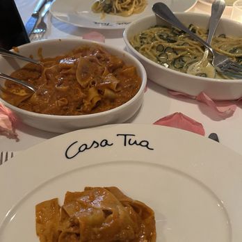 Casa Tua - The pastas!    Pappardelle and the pasta with zucchini. - Italian Near Me - Miami Beach, Florida