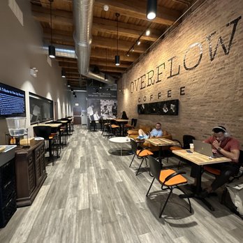Overflow Coffee - Back area of the cafe - Coffee & Tea Near Me - Chicago, Illinois
