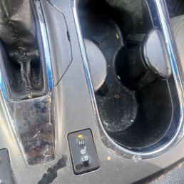 How the car looks after their full wash. Really?? Can't wipe the interior. ??