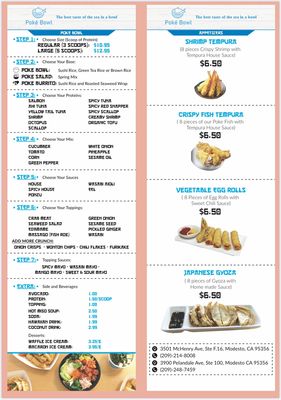 Menu photo 5 Poke Bowl- Pelandale  Modesto, CA