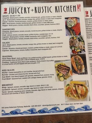 Menu photo 1 Don Miguel Juicery + Rustic Kitchen Nashville, TN
