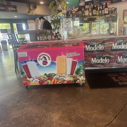 Paletas for dessert.