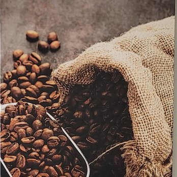 Cafe Eisenhower - a sack of coffee beans and a scoop - Coffee & Tea Near Me - Rancho Mirage, California