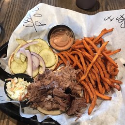 Chopped Brisket Sandwich