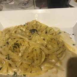 Black truffle pasta!!! Delicious!! Black truffle pasta!!! Delicious!!
