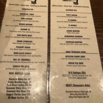 General Lee's - Menu - Cocktail Bars Near Me - Los Angeles, California General Lee's - Menu - Cocktail Bars Near Me - Los Angeles, California