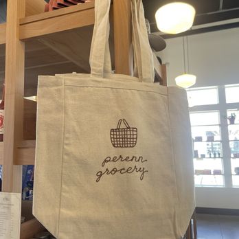 Perenn Grocery - Embroidered tote bag - Grocery Near Me - Reno, Nevada