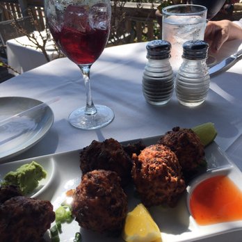 Louie's Backyard - Conch fritters and sangria - New American Near Me - Key West, Florida
