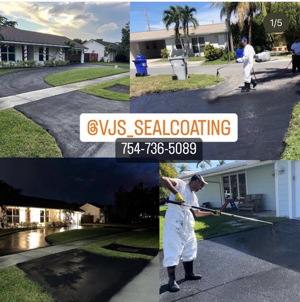 Slide of VJS Sealcoating