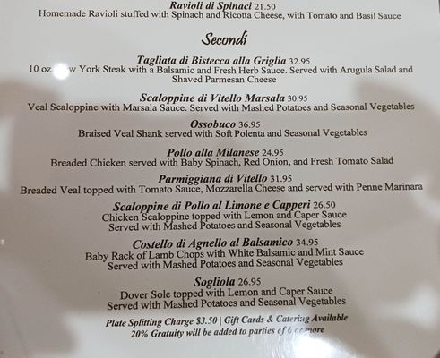 Menu photo 8 Piccola Trattoria Santa Clarita, CA Menu photo 8 Piccola Trattoria Santa Clarita, CA