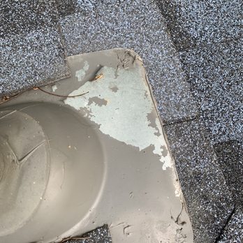 Avco Roofing - Peeling paint from vents that were agreed to be painted. - Roofing Near Me - Tyler, Texas