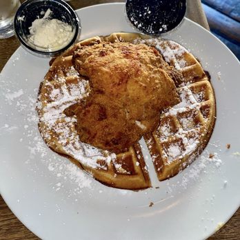 Sweet Science - Chicken & cornbread waffle - Bars Near Me - Brooklyn, New York Sweet Science - Chicken & cornbread waffle - Bars Near Me - Brooklyn, New York
