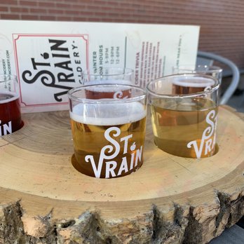 St. Vrain Cidery - 8 4oz pour flight - Cideries Near Me - Longmont, Colorado St. Vrain Cidery - 8 4oz pour flight - Cideries Near Me - Longmont, Colorado