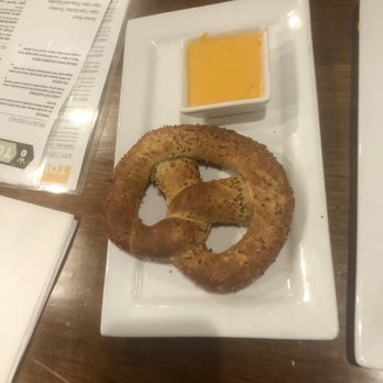 Town Hall Lanes - Pretzel and cheese. I'm informed it was soft and delicious. - Gastropubs Near Me - Minneapolis, Minnesota Town Hall Lanes - Pretzel and cheese. I'm informed it was soft and delicious. - Gastropubs Near Me - Minneapolis, Minnesota