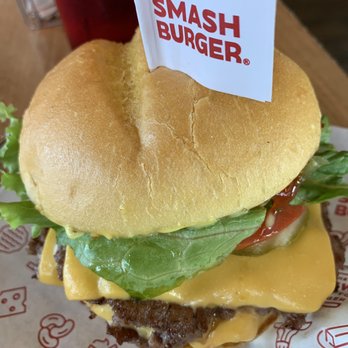 Smashburger - Beef Classic Smash Burger with double patty - Burgers Near Me - Lehi, Utah
