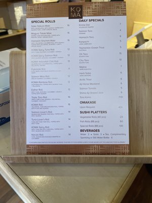 Menu photo 6 KOMA Sushi Brooklyn, NY