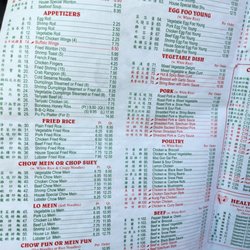 Panda Bistro - Menu with current pricing 4/24/2023