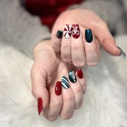 Luxe Nails And Spa - Christmas nails ideas