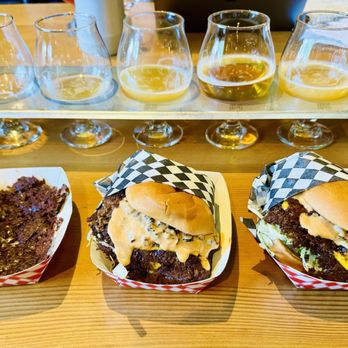 SHMASH’D Burgers - Two doubles and a Pup Patty - Pop-Up Restaurants Near Me - Belmont, California
