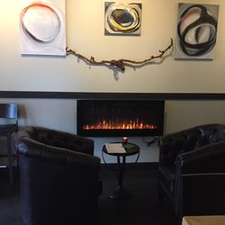 Wine Gallery - The fireplace seats will swallow you!
