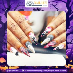 Nail Luv & Spa - Complete your Halloween look with these haunting nail designs