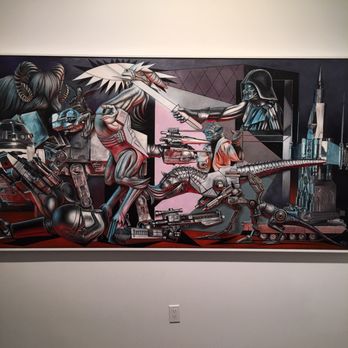 Allouche Gallery - Ron English  - Star Wars Guernica - Art Galleries Near Me - New York, New York