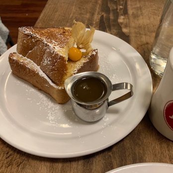 Jam Cafe on Beatty - side of: one piece French toast with maple butter - Breakfast & Brunch Near Me - Vancouver, British Columbia