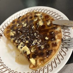Waffle House - Chocolate chip waffle was amazing!