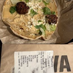 Worst pita ever made. You should be embarrassed.