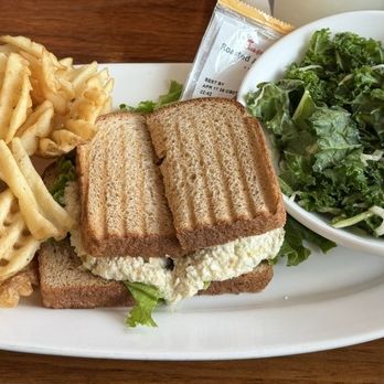 Chick-fil-A - Waffle fries, chicken salad sandwich, and kale crunch side. - Fast Food Near Me - Hapeville, Georgia