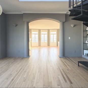 Fix Wood Floor - In only 2 days, Tony and team sanded, sealed, and finished my entire living area. It literally looks brand new and beautifully matte. - Flooring Near Me Fix Wood Floor - In only 2 days, Tony and team sanded, sealed, and finished my entire living area. It literally looks brand new and beautifully matte. - Flooring Near Me