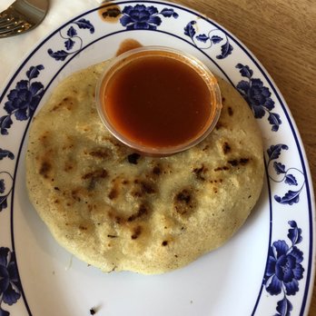 Maya's Cafe - Pork papusa - Latin American Near Me - San Jose, California