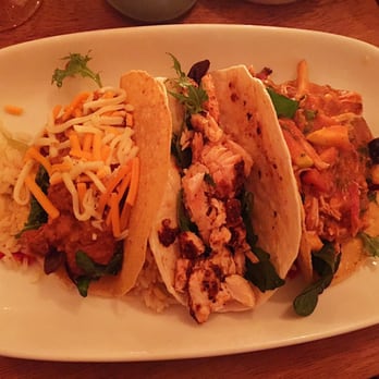 Bibi's - Taco station: retired beans, salmon & chicken picadillo - Mexican Near Me - Glasgow, GLG
