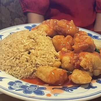 Overseas 101 - 52. Sweet and Sour Chicken Lunch with fried rice - Chinese Near Me - Colorado Springs, Colorado