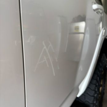 Prodent Hawaii - After Alex worked on the car, the door ding is gone! - Mobile Dent Repair Near Me