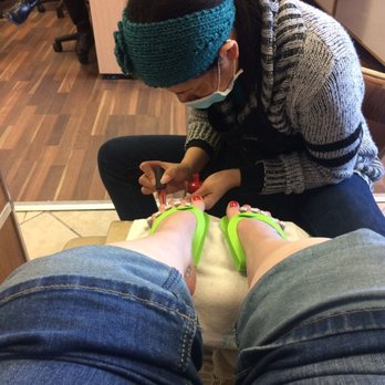Lee Nails - I got a nice red color. - Nail Salons Near Me - Wakefield, Rhode Island