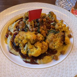 Cosy Club Liverpool - Vegan dish with cauliflower and chickpea