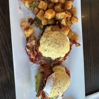 Library Café - Eggs Benedict - Brunch menu - Cocktail Bars Near Me - Farmingdale, New York Library Café - Eggs Benedict - Brunch menu - Cocktail Bars Near Me - Farmingdale, New York