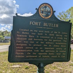 Fort Butler Historical Marker - Fort Butler Historical Marker, Astor