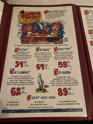 Menu photo 3 The Crab Pot Seattle, WA Menu photo 3 The Crab Pot Seattle, WA