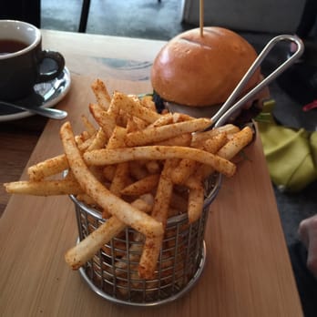 My Other Brother - Wagyu burger my partner had. Chips were deliciously seasoned! He loved it! - Coffee & Tea Near Me - Camberwell, VIC My Other Brother - Wagyu burger my partner had. Chips were deliciously seasoned! He loved it! - Coffee & Tea Near Me - Camberwell, VIC