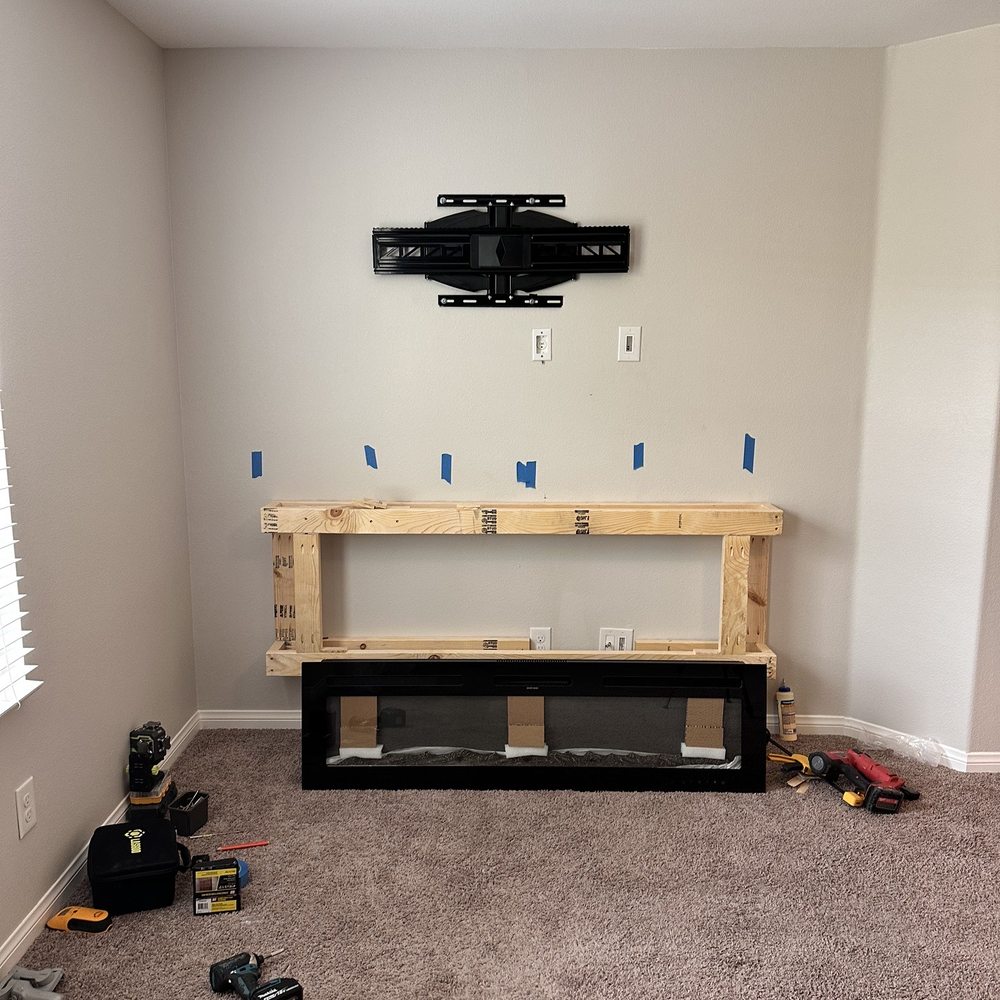PN West Services - Initial fireplace build complete - Carpenters Near Me PN West Services - Initial fireplace build complete - Carpenters Near Me