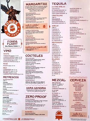Menu photo 2 Fonda De Paula Downers Grove, IL Menu photo 2 Fonda De Paula Downers Grove, IL