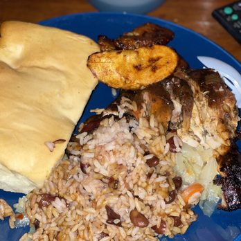 Halfway Tree Jamaican Restaurant - Rice and peas, cocoa bread, Jerk Chicken, Plantain - Caribbean Near Me - Harrisburg, Pennsylvania